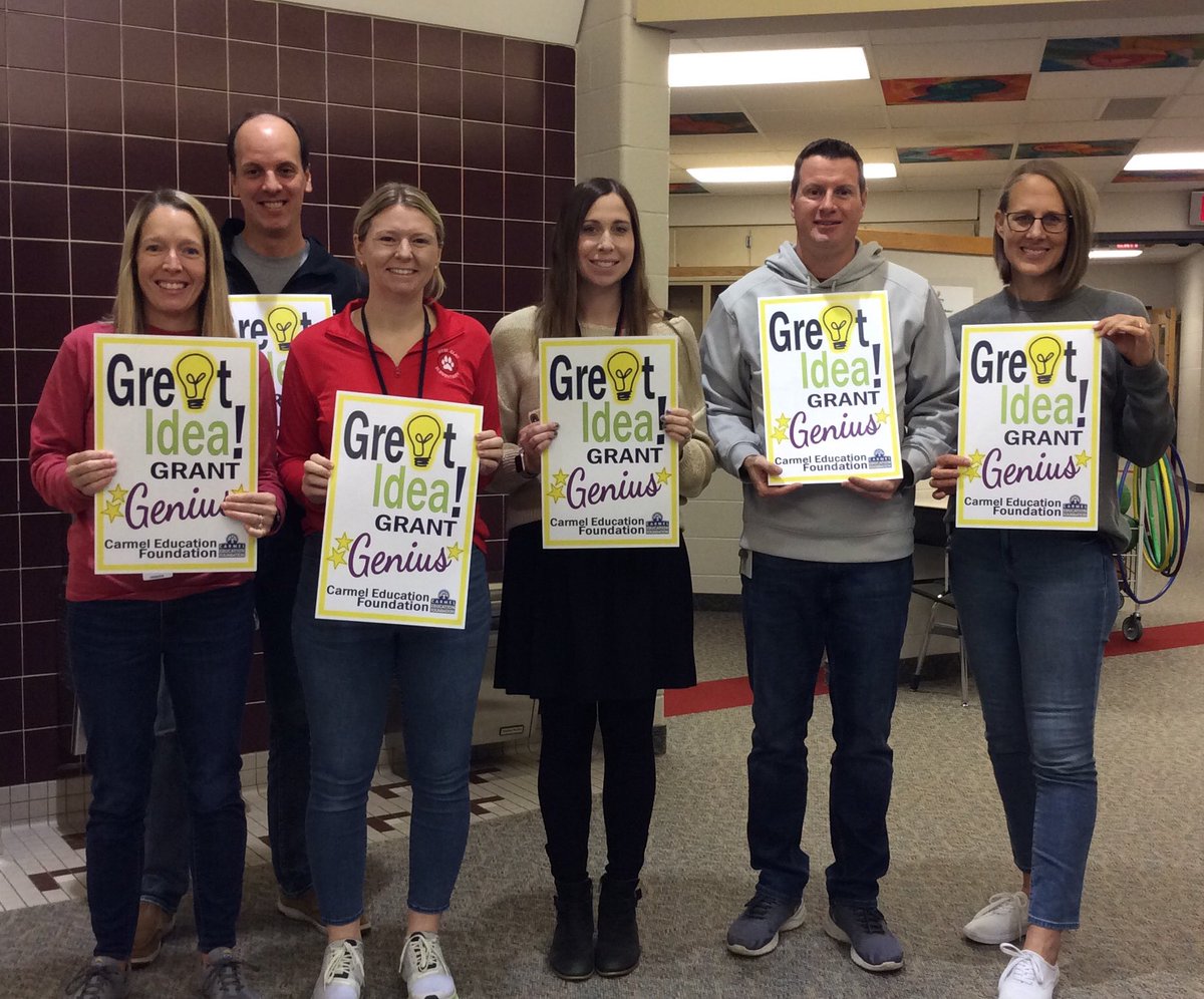 We are excited to receive a grant from <a href="/CarmelEdFdn/">Carmel Education Foundation</a>. All of our students will benefit from these newly created math toolkits. Thank you for supporting our idea. #CarmelEdFdn