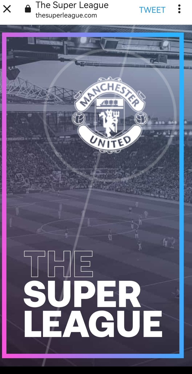 scotp09's tweet photo. The https://t.co/1njJTzYn2X website.
No wonder the owners are refusing to sell.
Don't let this happen.
#GlazersOut
#NoToESL https://t.co/ITnJOhRNhm
