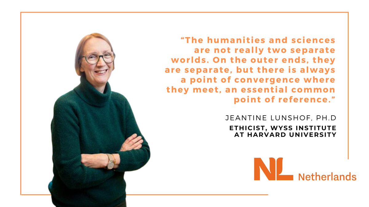 NLinBoston's tweet photo. 🦠🧬🔬Its #WorldBioethicsDay! We sat down with Jeantine Lunshof, a bioethicist at the @wyssinstitute and talked to her about #MarieCurie, the intersection of the humanities & sciences and the future of 🇺🇸🇳🇱 research collaborations. Read here 👉https://t.co/gs48ZqyRw1 https://t.co/2xE2NuB4pl