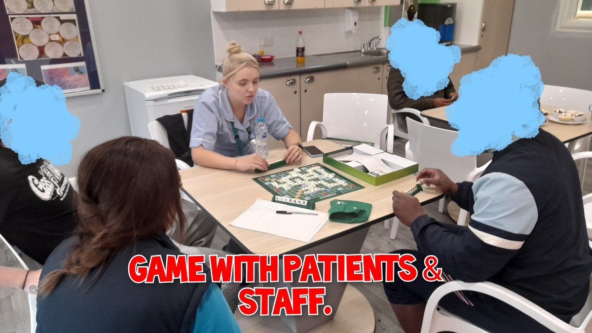 ❤ the theme of pt. engagement on Redwood 1. 

AM: Psychology Group &amp; Physical Activity with Jack &amp; Pratham <a href="/TheLiveTeam_/">Live Team</a> 

PM: Halloween Bake off with Carleen(AC) &amp; Bevin (OT) @Maples. Games with Daisy(HCA) &amp; India(Student Nurse).