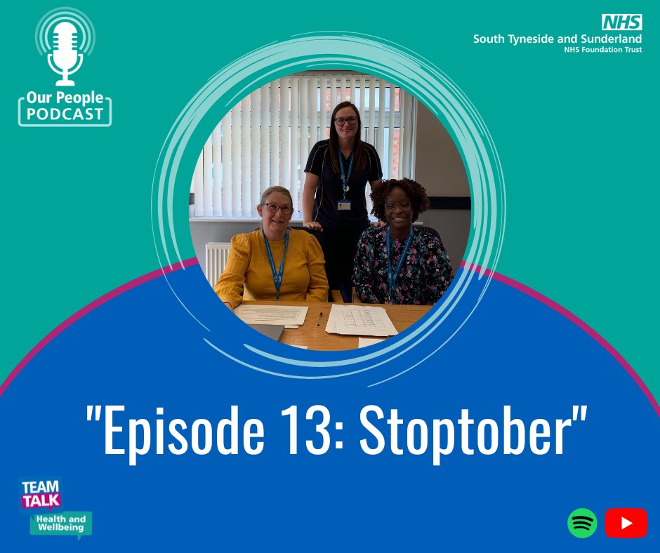 📣 PODCAST EPISODE 13 📣 This week we are joined by Elaine Jackson and Josie Onwuliri from our newly launched Tobacco Dependance Treatment Service as well as Occupational Health & Wellbeing Specialist Jodie Kendall as we discuss Stoptober 🎙️ Listen here: spoti.fi/3D9RV5O