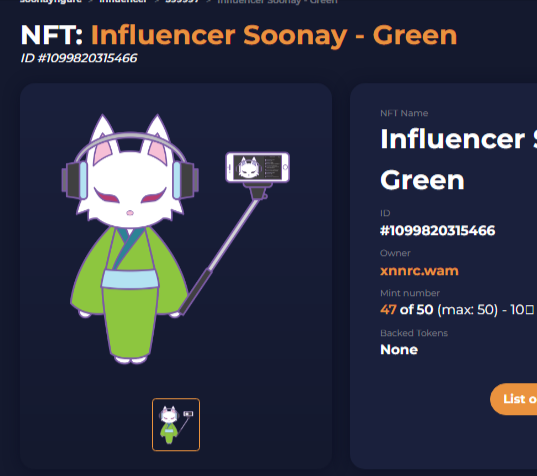 giveaway NFT influcencer Soonay

follow : 
<a href="/valorandvellum/">Priscilla Wilson 🔜 WonderCon F-13</a>
  + 
<a href="/gusandblues/">Gusandblues</a>
 + 
<a href="/WAX_io/">WAX</a>

like + retweet + tu wax wallet en los comentarios

<3