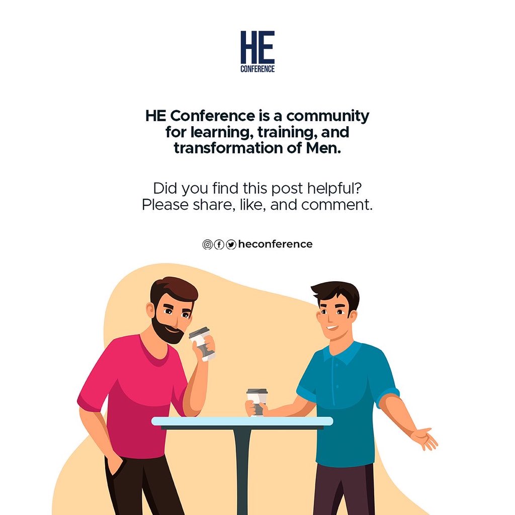 HeConference's tweet photo. These challenges are barely noticeable and as such, we easily fall into it. Here are five common challenges to personal development that men face.
You can add more in the comment session.
.
.
.
.
.
.
#challenges #overcome #personaldevelopment #heconference #men #mensconference https://t.co/Xnr1TyG7J1
