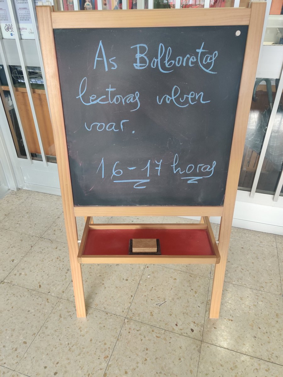 bibliotecaEPB's tweet photo. As bolboretas lectoras volven voar... hoxe con @99lili #clubsdelectura #bescolaresgal #bescolaresgalabertas https://t.co/s6raX7RpT9