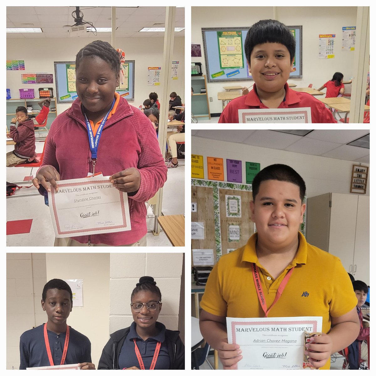 Allen_Math_IMS's tweet photo. Check out this weeks Marvelous Math Students! Keep up the good work! @IMS_Indians https://t.co/33r1rejs9v