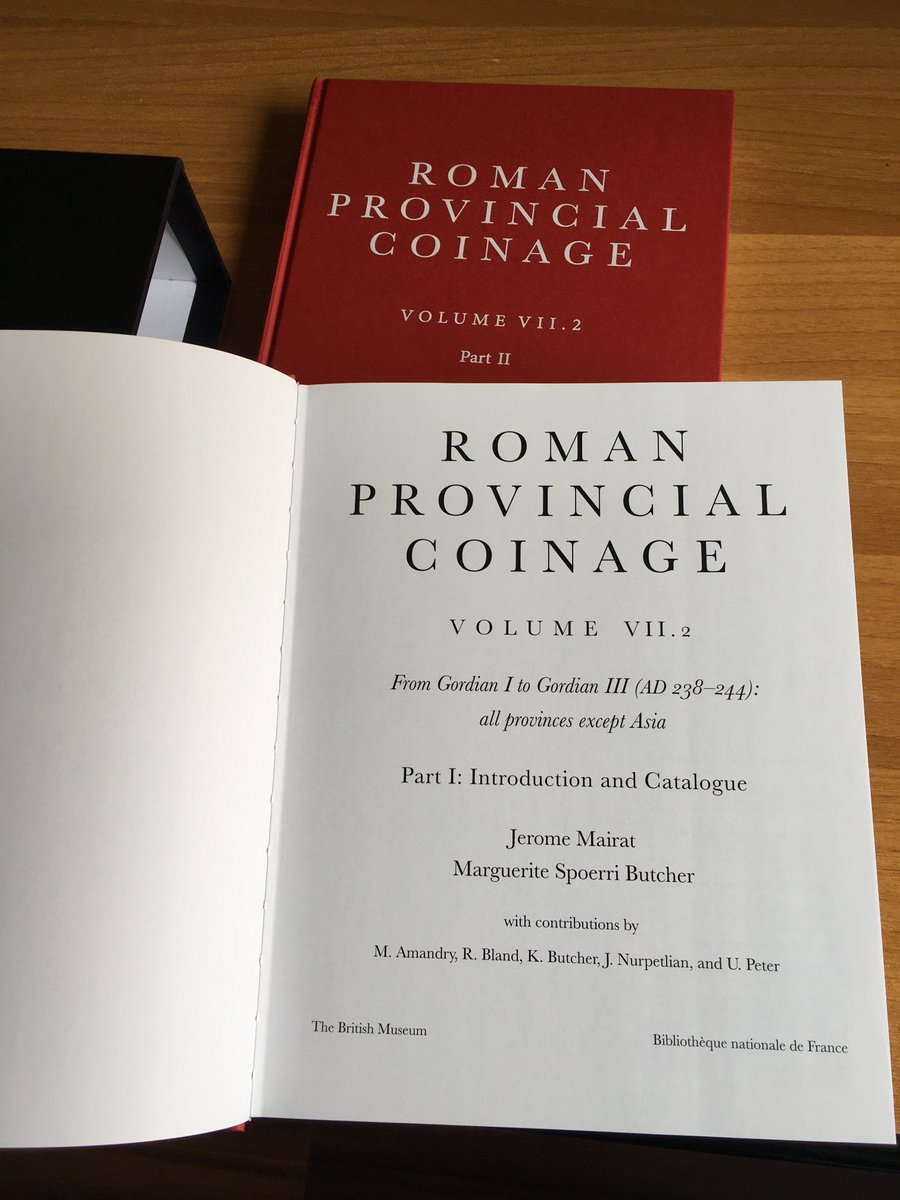 RPCproject's tweet photo. Newly published!!
RPC VII.2 From Gordian I to Gordian III (AD 238–244)
@JeromeMairat & @Gordien3a, with M. Amandry, R. Bland, K. Butcher, J. Nurpetlian, and @orpheus302015
@AshmoleanMuseum
@ClassicsWarwick
@Corpus_Nummorum
https://t.co/iZ2D2MD4Op
#numismatics https://t.co/GtI55R6GRg