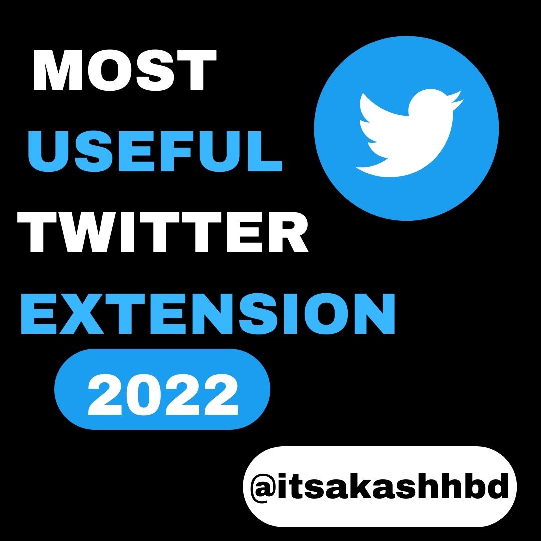 itsakashhbd's tweet image. There has some most Useful Extension to Viral your Tweet by using this.
Connect with me for more details @itsakashhbd 

#twitterextension #lovely #extensiondelpostnatalparental #userexperience #growing #socialmediamanagement #Twitter #TrendingTopics #Viral #Tweets