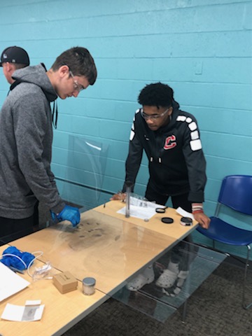 Check out our Criminal Justice students as they learn how to properly lift and identity fingerprints. #WCCOpportunity #studentsuccess