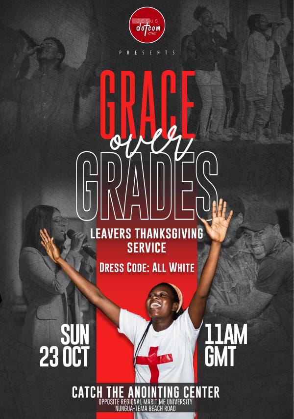 jdotcom_ctac's tweet photo. We will be celebrating the victory Jesus has given our JHS, SHS AND TERTIARY LEAVERS through a special servicecath
<<<<< dubbed GRACE over GRADES>>>>>
We are reaching out to every "leaver" we know in Accra and Tema 

You can't afford to miss this💃🏽💃🏽💃🏽
See you soon!
#JesusDotcom https://t.co/izKFuRxucw