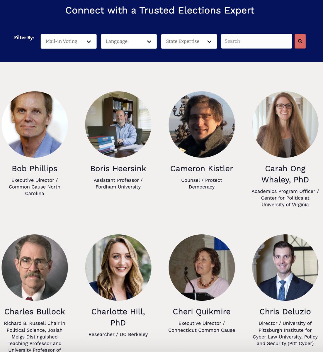 wearehearken's tweet photo. Hey Journalists! Connect with leading experts in #MailinVoting on the Election SOS Trusted Elections Expert Network by #ElectionSOS and
@AmPress #Midterms2022 https://t.co/M3EWdoGXUD