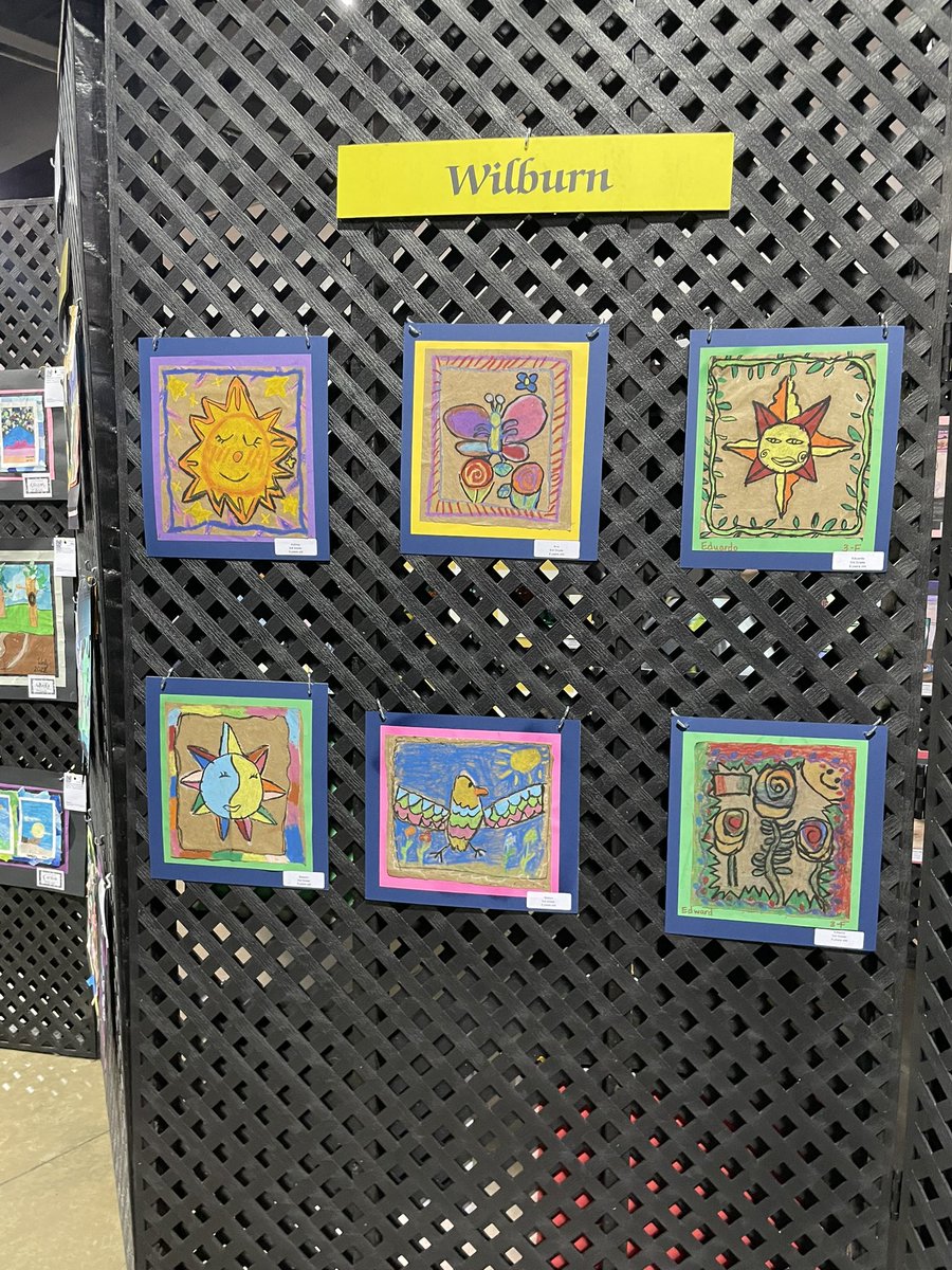 Shout out to <a href="/clevinson4/">Cindy Levinson</a> with   <a href="/WilburnElem/">Wilburn Elementary</a> art display at the State Fair this year! Woot woot
