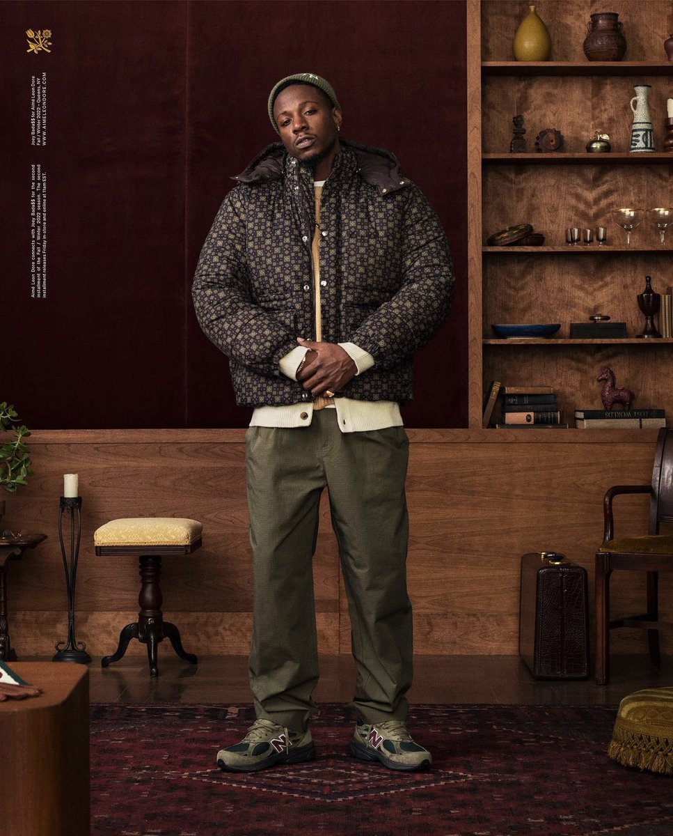 StreetFashion01's tweet photo. JOEY BADASS FOR AIMÉ LEON DORE! https://t.co/cDf3JKHcTm