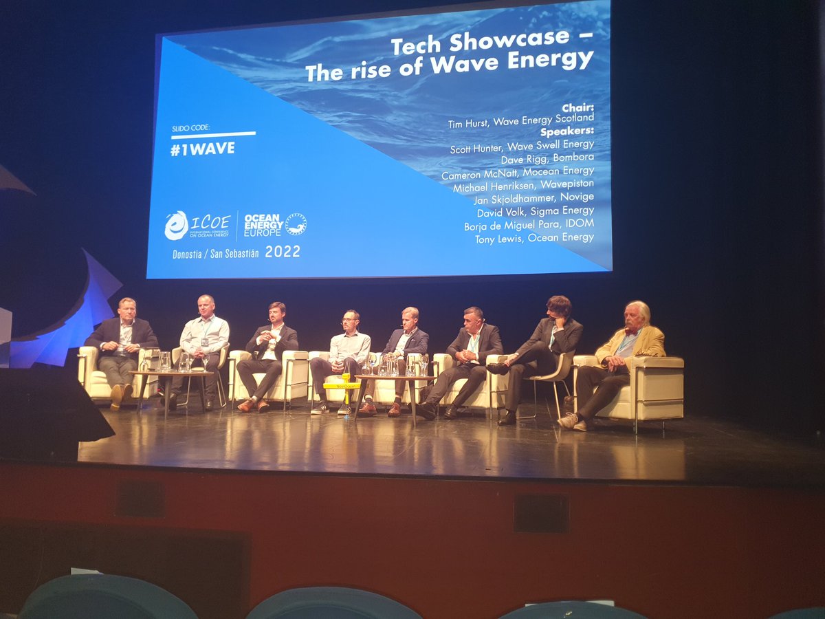 WaveEnergyScot's tweet photo. "One of the key challenges facing the #wavesector is breaking through the barriers of the past, and gaining investor confidence in this second generation of wave energy."
Such intuitive and informative discussions from this panel of #waveenergy developers.
@OceanEnergyEU https://t.co/tl5XEeceu9
