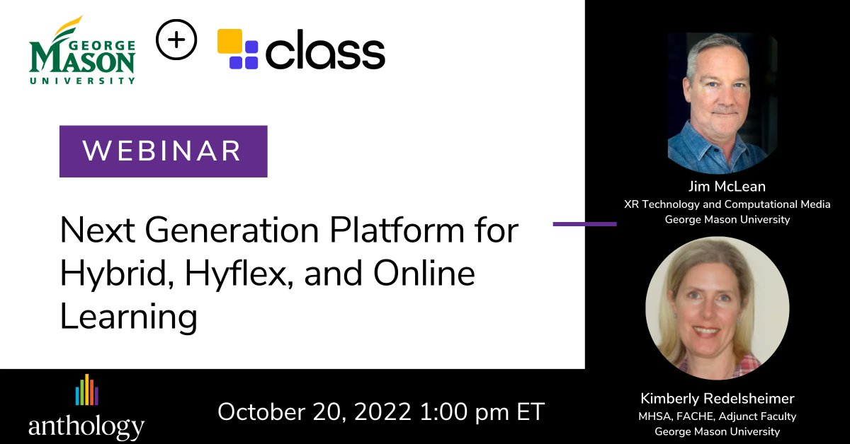 Blackboard's tweet photo. Join our upcoming webinar with @WeAreClassTech and @GeorgeMasonU to learn how, through custom integrations, faculty will have more time to focus on delivering engaging lessons to learners, increasing student success.  https://t.co/nOkShXZM4s https://t.co/wkRwOupNi0