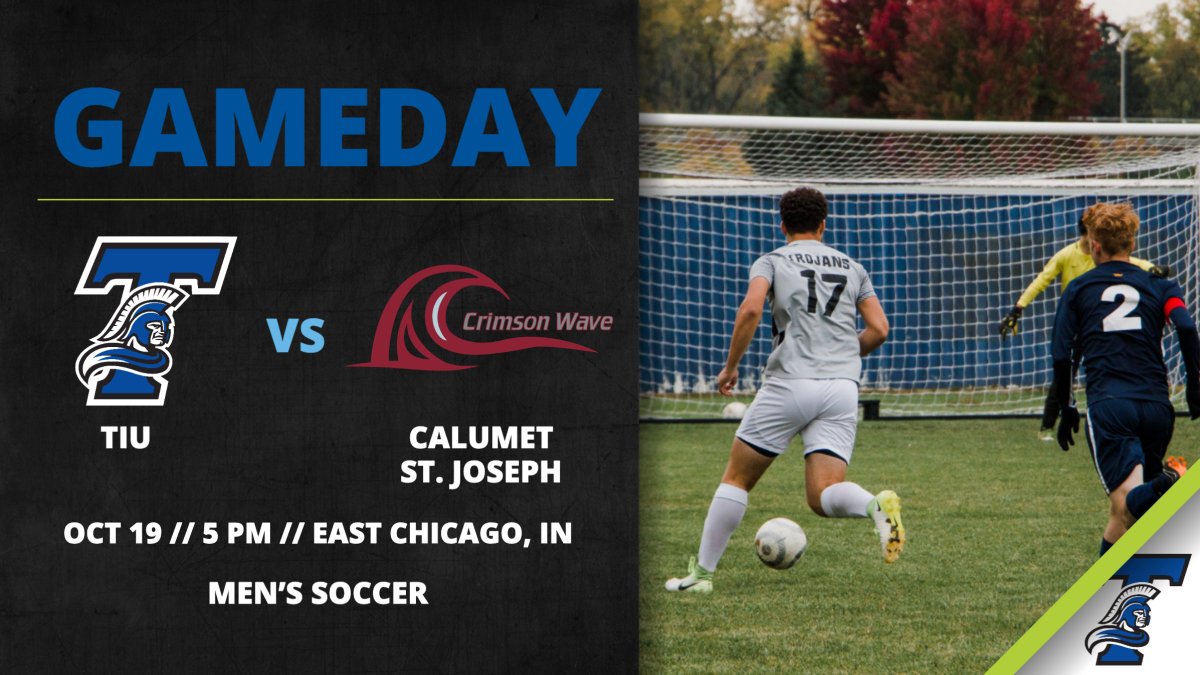 On the road again today for our latest CCAC opponent, the Crimson Wave of Calumet College of St. Joseph!

📍East Chicago, IN
🕰️ 5:00pm
💻 ccsjathletics.com/watch

#TrojanNation #WeAreTIU