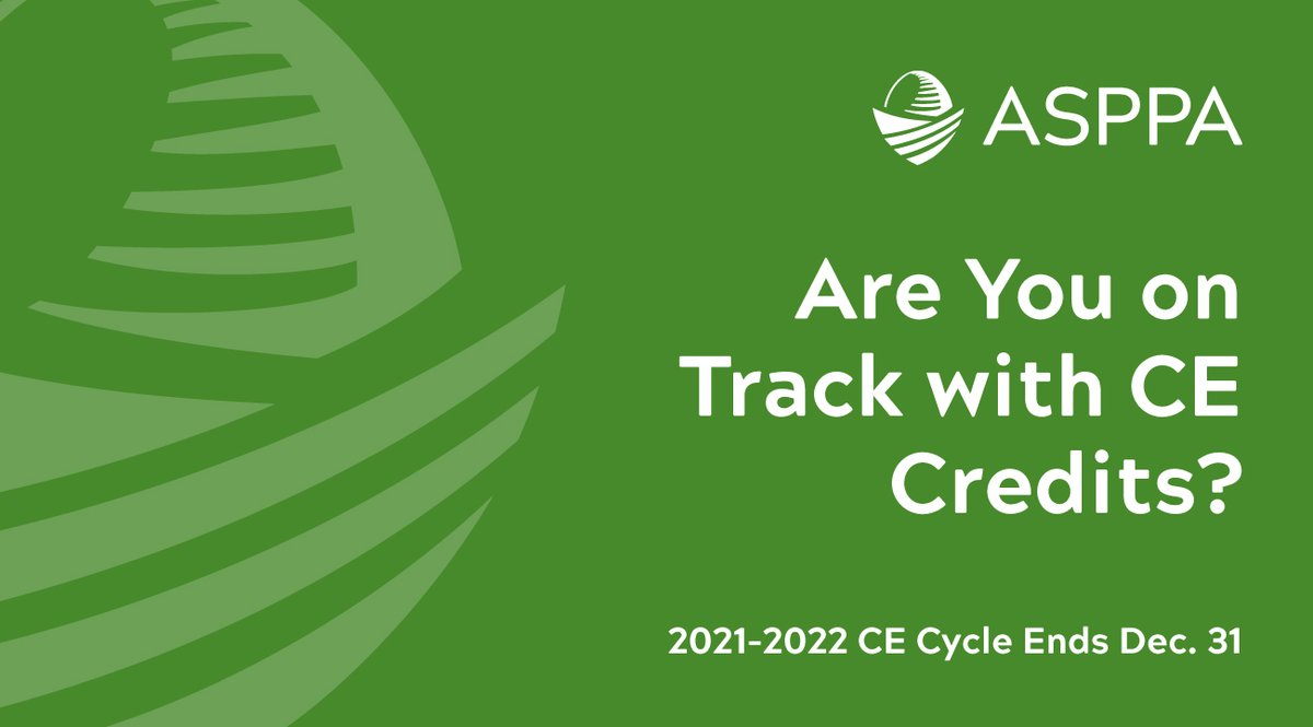 ASPPA's tweet photo. Need to earn CE by Dec. 31—the end of the current #ASPPA CE cycle? You have only 2.5 months left to do so. You can hit the goal easily through on-demand webcasts and plan consultant magazine quizzes. 
https://t.co/4qLlyyRfRb https://t.co/h10rVMQ3cF