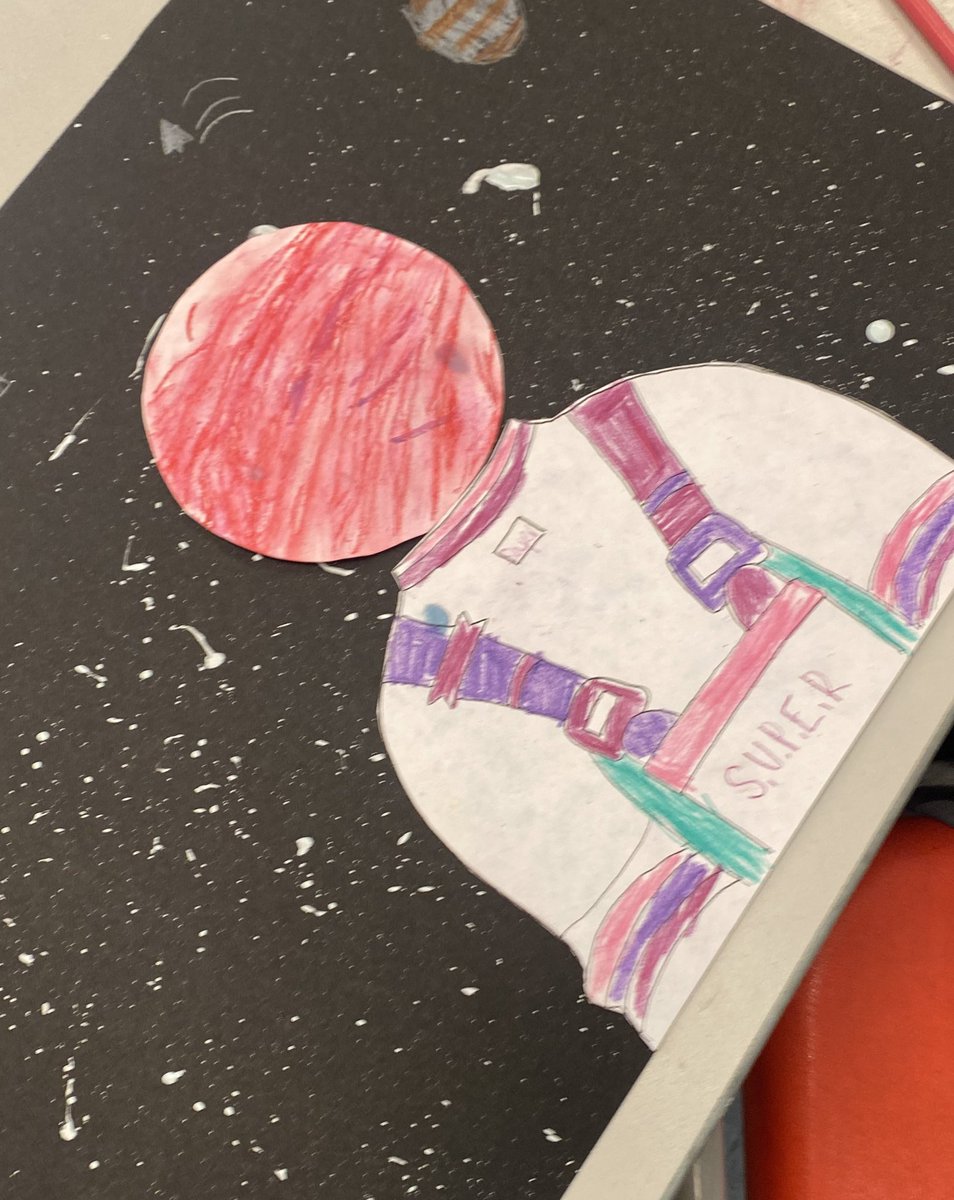 MissTaylor02okt's tweet photo. Solar system art 🪐 I love how the first child incorporated their paint smudges into their art and persevered. Some really good work! 😍 #space #art https://t.co/tLpcaScxBi