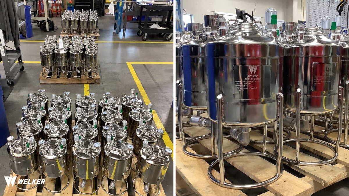 WelkerInc's tweet photo. Rise and ✨ Shine ✨

The ProSlick™ finish of these TCC Optimum™ Transportable #CrudeOil Containers dazzles the eyes &amp; optimizes sample quality. 

These 56 units went to #WelkerPartner @ProconSystems.

Learn more https://t.co/XCXHDl3xjb

#Welker #WhatsShippingWednesday🚛 https://t.co/rz1Sac1DVs