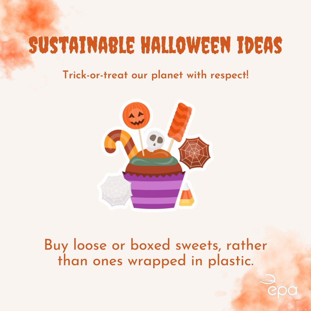 Ready for trick-or-treating? 🍬 This #Halloween go completely plastic-free by choosing loose or boxed sweets to spoil yourselves and your little neighbours!