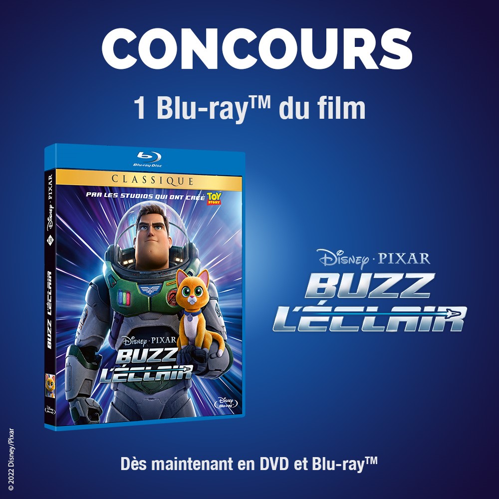 DisneyFR's tweet image. Partez à la conquête de l’espace et tentez de gagner un Blu-ray du film Buzz l’Éclair en RT ce post. 🌌