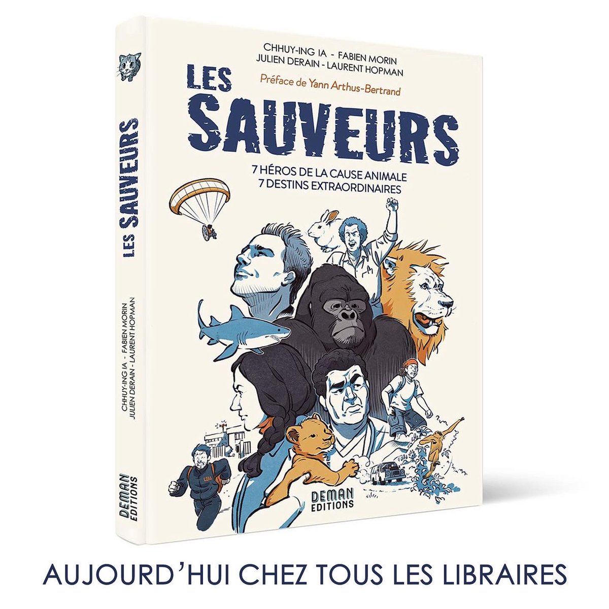 Editionsdeman's tweet photo. Hommage à Paul Watson, fondateur de @seashepherd et militant de la cause animale, que l’on retrouve aux côtés de Rob Stewart dans “Les Sauveurs”.
#Paulwatson #lessauveurs #editionsdeman #romangraphique #seasheperd
@CaptPaulWatson @SeaShepherdFran @teamsharkwater https://t.co/zNfCl1skcf