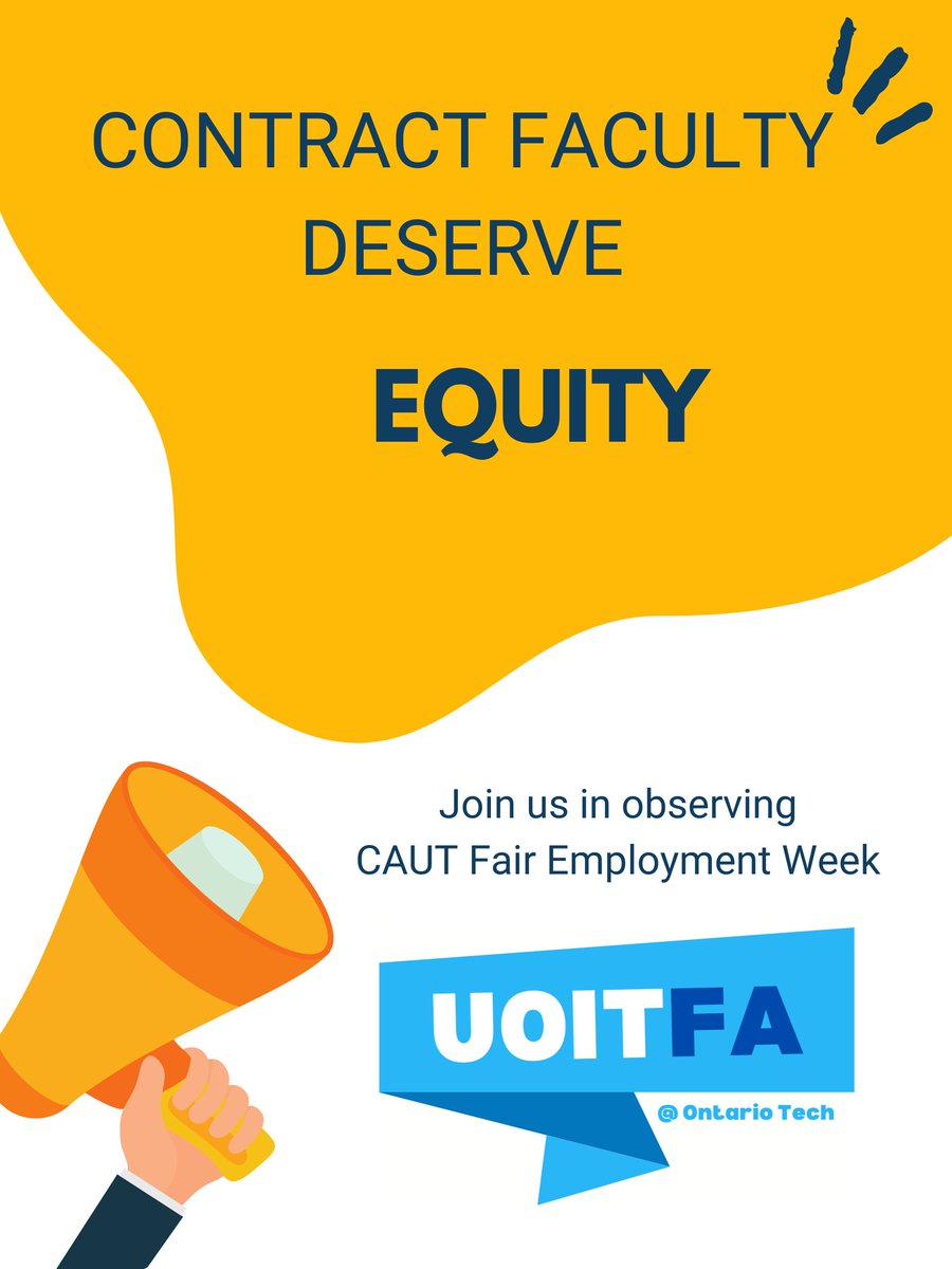 Indigenous, racialized & women post-secondary educators are less likely than their counterparts to hold full-time permanent positions. Universities/colleges meaningfully committed to equity, diversity & inclusion would not undervalue & overwork minoritized employees #Fairness4CF