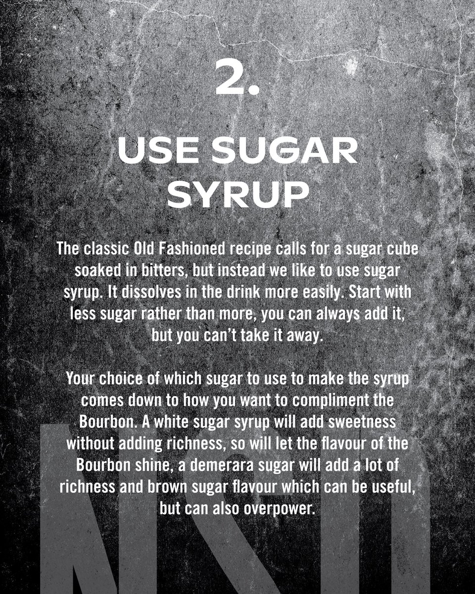 NSDBourbon's tweet photo. 2. USE SUGAR SYRUP https://t.co/2hspqEUYdN