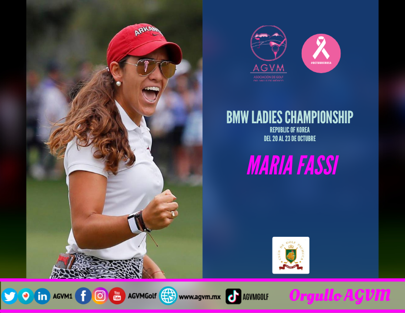 AGVM1's tweet photo. #AGVM | La AGVM le desea mucha suerte a las golfistas profesionales del Valle de México que jugaran el "BMW LADIES CHAMPIONSHIP", torneo de la #LPGA 
🤩😎🏅⛳🏆
#OrgulloAGVM 
⛳ #MariaFassi · #CGPachuca 
⛳ #AlbaneValenzuela · #CCCM 

https://t.co/Iv7ta2DNIJ https://t.co/31bIEsn5Q7