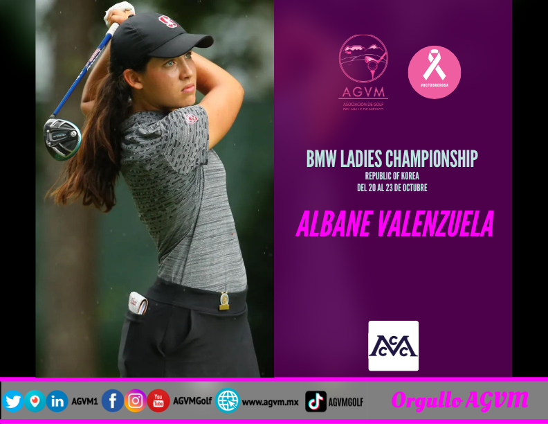 AGVM1's tweet photo. #AGVM | La AGVM le desea mucha suerte a las golfistas profesionales del Valle de México que jugaran el "BMW LADIES CHAMPIONSHIP", torneo de la #LPGA 
🤩😎🏅⛳🏆
#OrgulloAGVM 
⛳ #MariaFassi · #CGPachuca 
⛳ #AlbaneValenzuela · #CCCM 

https://t.co/Iv7ta2DNIJ https://t.co/31bIEsn5Q7