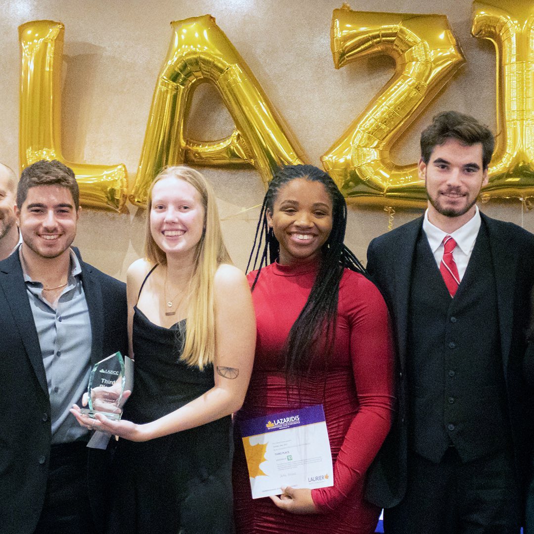 UVMecon's tweet photo. Congratulations to #UVMecon major and @UVMBizSchool student Skylar Ayers (2nd from L) and her teammates for winning third place overall at the 5th annual Lazaridis International Case Competition this past weekend! https://t.co/xrS0czzyfh