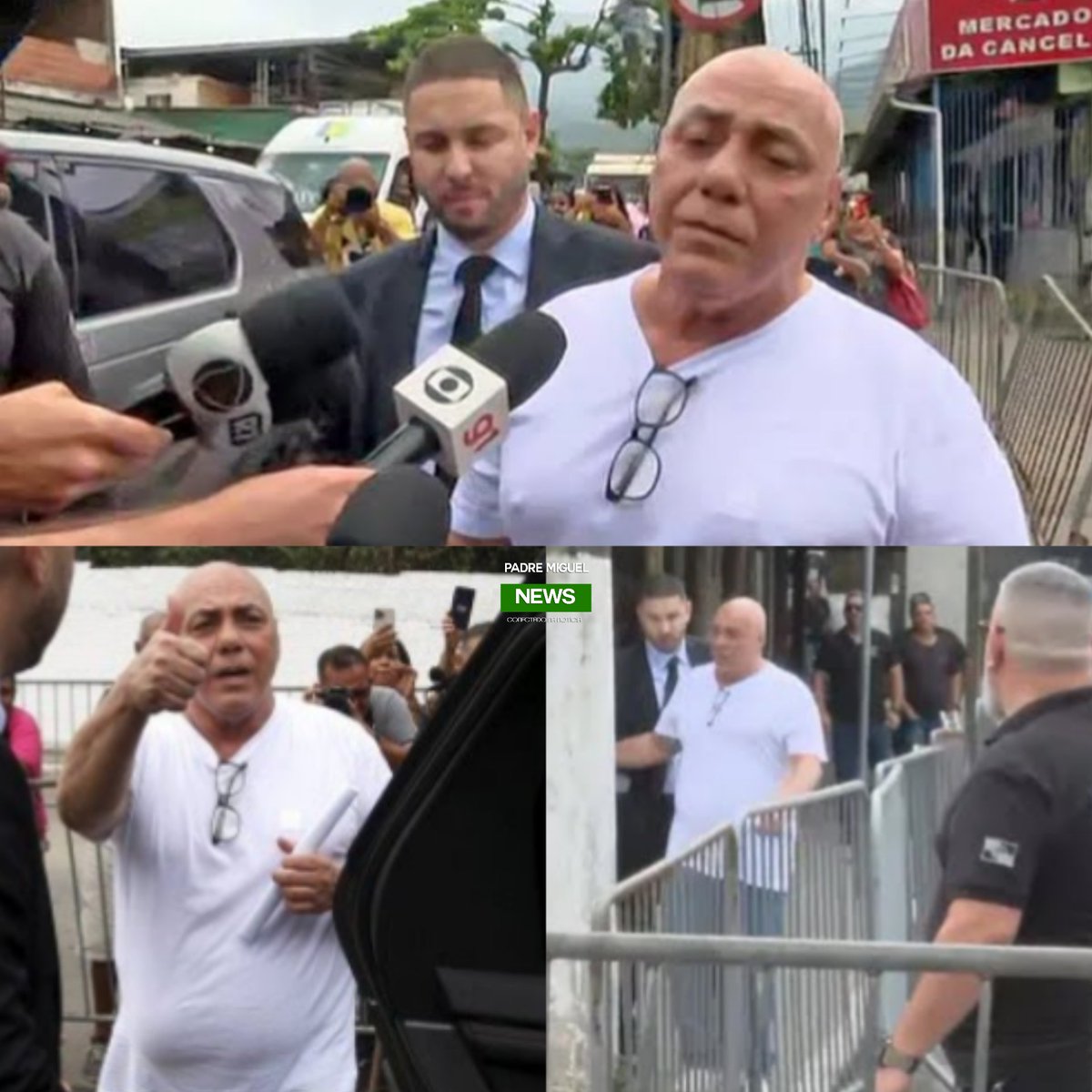 CELSINHO DA VILA VINTÉM DEIXA A CADEIA EM BANGU 

Celsinho da Vila Vintém, deixou a cadeia no início da tarde desta quarta-feira (19). Na saída, ele disse que sofre de problemas de saúde e não se envolverá mais com o crime.