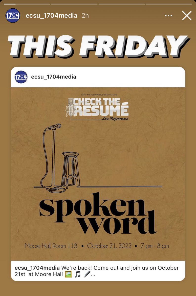 ECSU-School of Humanities & Social Sciences (SHSS) tweet media