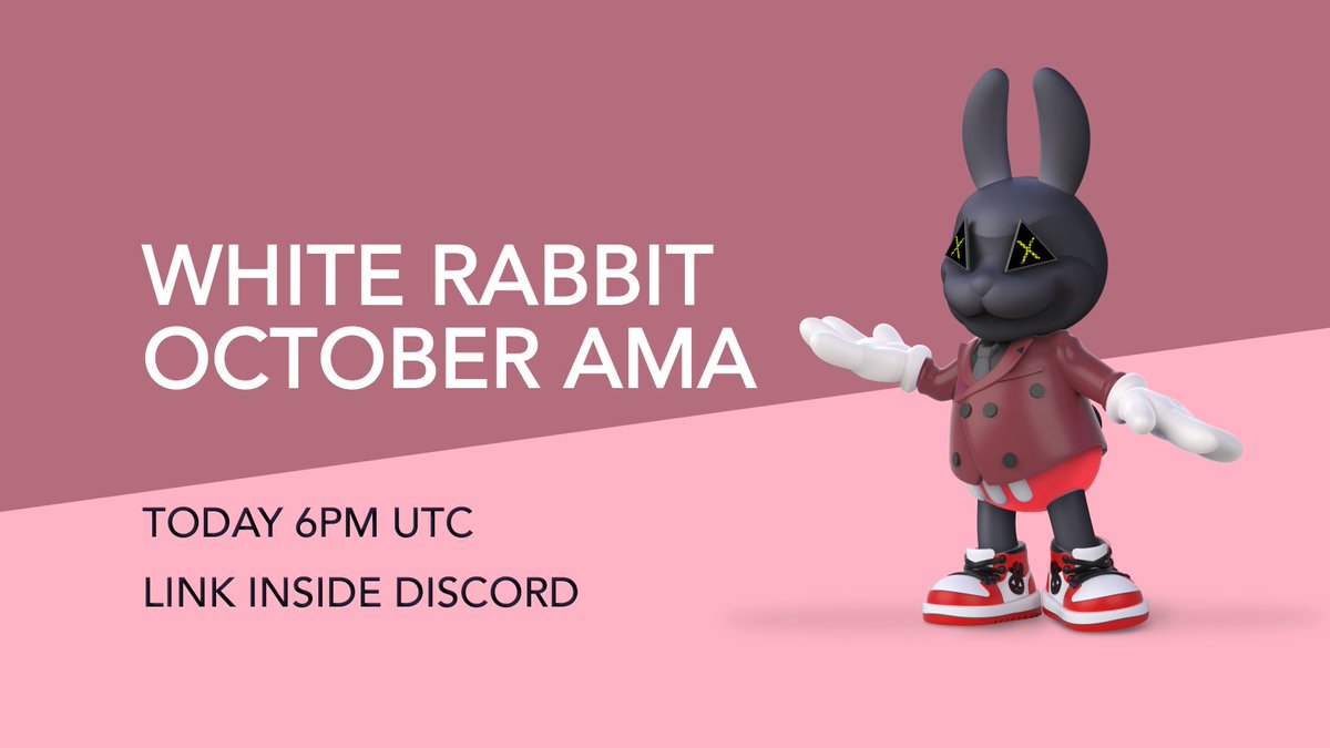👉 Today 6pm UTC we meet up for our October AMA at our Discord!

And we will be trying something new; a portion of our AMA, will be dedicated to market and trends discussion by @ShimeckiA and <a href="/Skrlaaa/">Skrla</a> 

The meet will be recorded, so you can still follow up in case you can't join.
