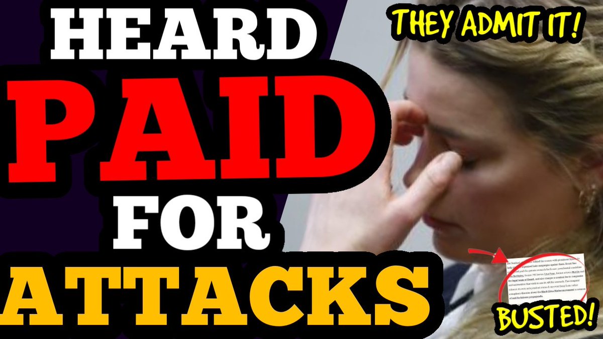 So Amber Heard PAID for TARGETED ATTACKS! And their PAID BULLY ADMITS IT?! No wonder their BEING SUED! Link: youtu.be/zK_NXE68ZYo