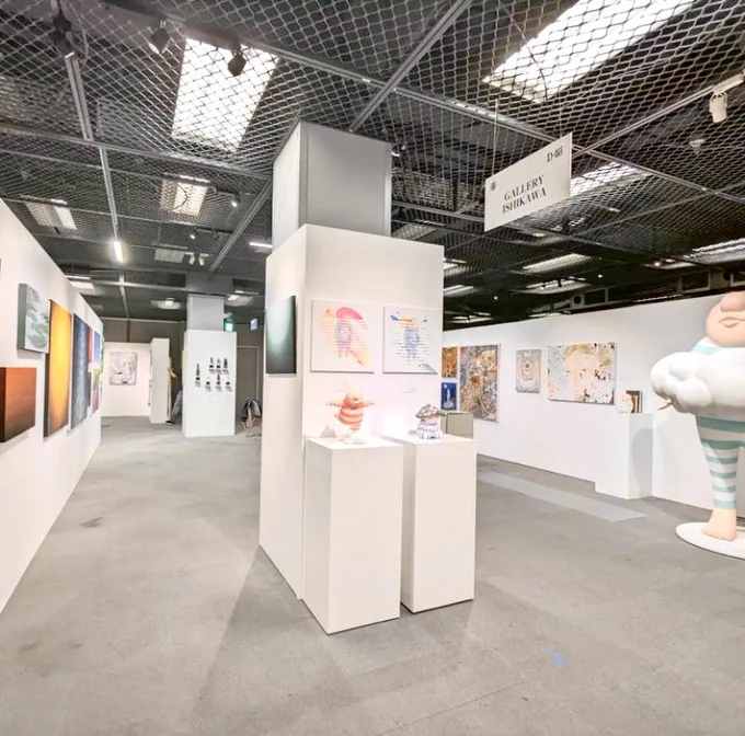 明日から始まります。D-art2022 大丸京都店。23日には在廊いたします!全国を巡回していたアートフェア。今年は京都が最後です!石川画廊さんのブースです。 