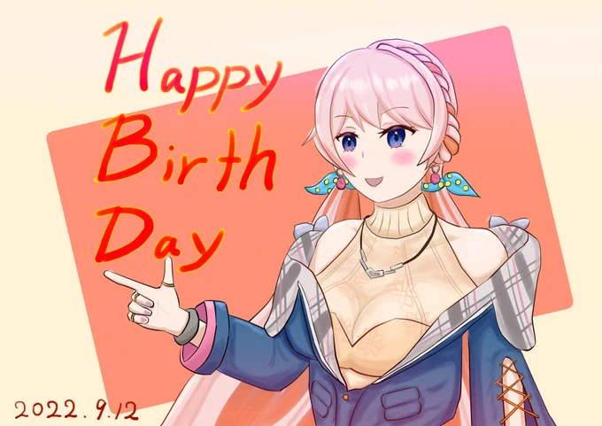 超大遅刻でひと月以上過ぎちゃったけどお誕生日おめでとうございます!元気に話す姿も圧も大好き!! #ななみりうむ #七星みりり 