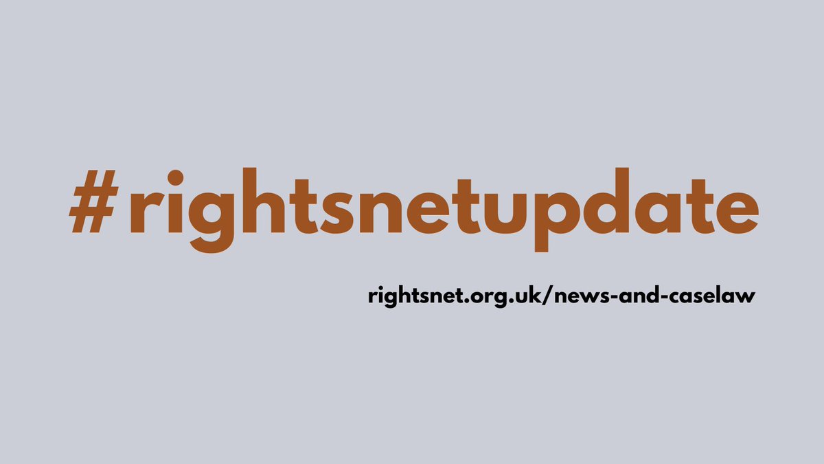 Today's #rightsnetupdate ... us11.campaign-archive.com/?u=bf5427720bc… #accesstojustice
