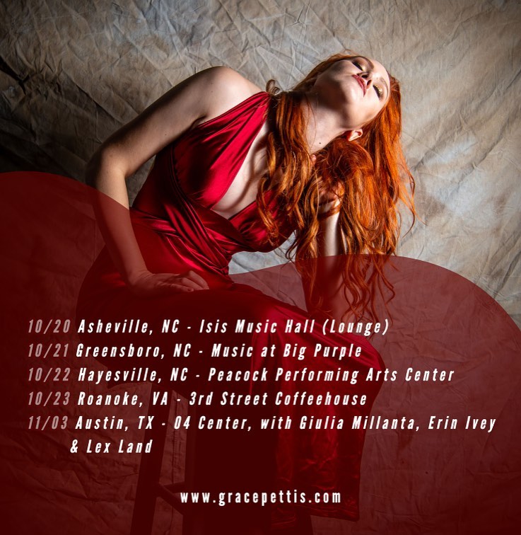 .@gracepettis is back on the road supporting her debut album with us, 'Working Woman'! Full list of upcoming show dates on her website gracepettis.com! 🎶