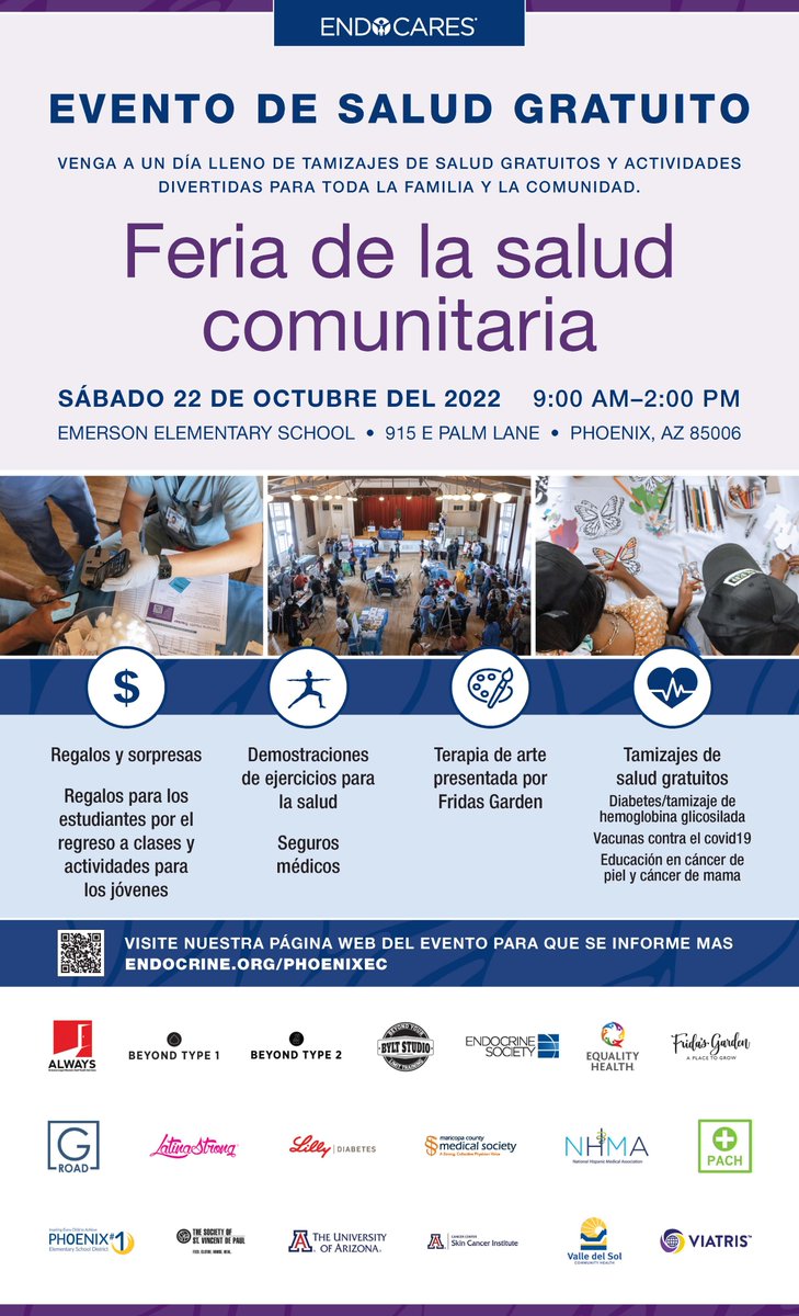 Our NHMA Phoenix Chapter, led by #VaccinateForAll Champion @drricardocorrea, will be on the ground distributing vaccines at the upcoming End Cares Community Health and Wellness Fair this Saturday, Oct. 22nd from 9:00 a.m. to 2:00 p.m. More details at Endocrine.org/Phoenixec.