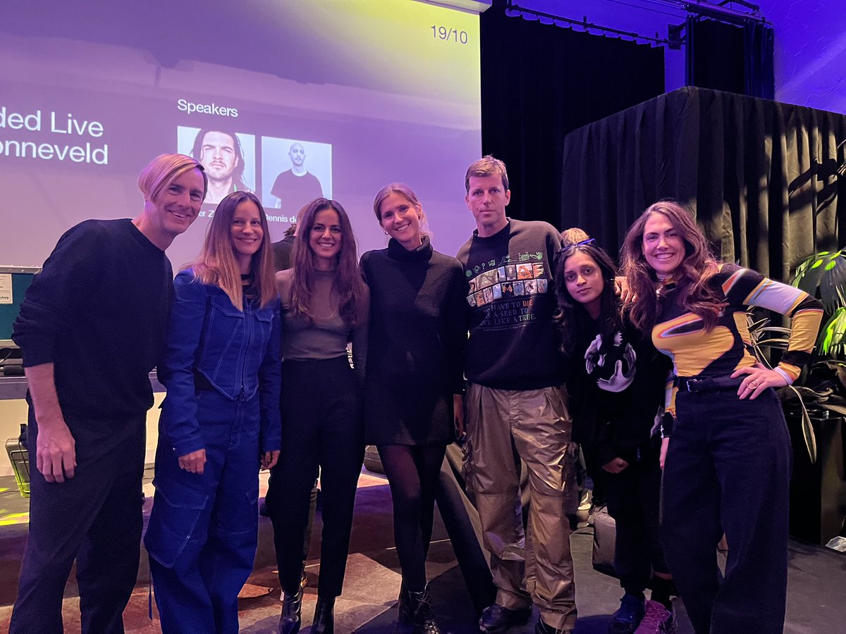 What a way to kick start this years @ADE_NL: it was a full house for our curated afternoon of discussions and presentations at ADE LAB. Thanks #transmoderna #dixon @richiehawtin @verticalcrypto @micolmicolmicol @MereltjevanH @sammiw0rld for your gold 👾✨