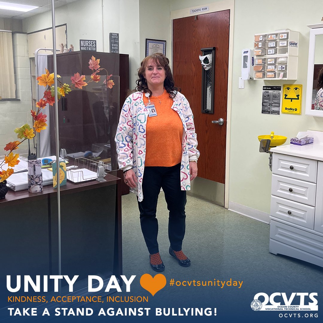 OCVTS's tweet photo. It's Unity Day today! Unite against bullying and focus on kindness, acceptance, and inclusion. 🧡
#unityday #ocvtsunityday https://t.co/5lq0lQZFFo