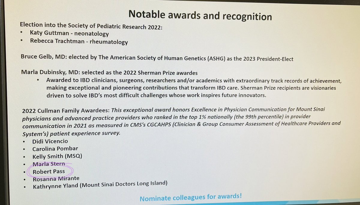 nehban's tweet photo. WooHoo! Congrats @RobertHPass for being the 2022 Cullman Family Awardee! @MountSinaiHeart @MountSinaiCHC @MountSinaiNYC #cardioTwitter #MedTwitter https://t.co/XMDZNdt7jh