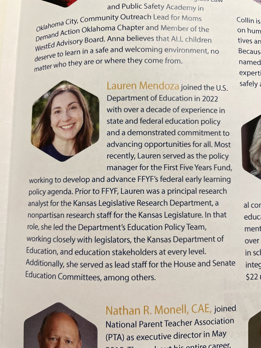 Wonderful to heard from <a href="/usedgov/">U.S. Department of Education</a> Lauren Mendoza, on the importance of elevating parent and family voices in schools <a href="/NYSPTA/">NYS PTA</a> <a href="/NationalPTA/">NationalPTA</a> <a href="/NYSPTAPresident/">Dana Platin, NYS PTA President</a> <a href="/NPTAPresident/">Yvonne Johnson</a>