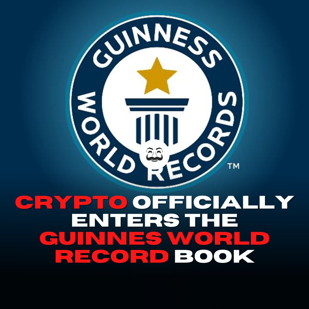blockchainarmy_'s tweet image. Bitcoin has now officially entered the Guinness Book of World Records! The book recently added the category “Cryptomania” and of course, Bitcoin its there.

Find our more on our Instagram post!

#blockchainarmy