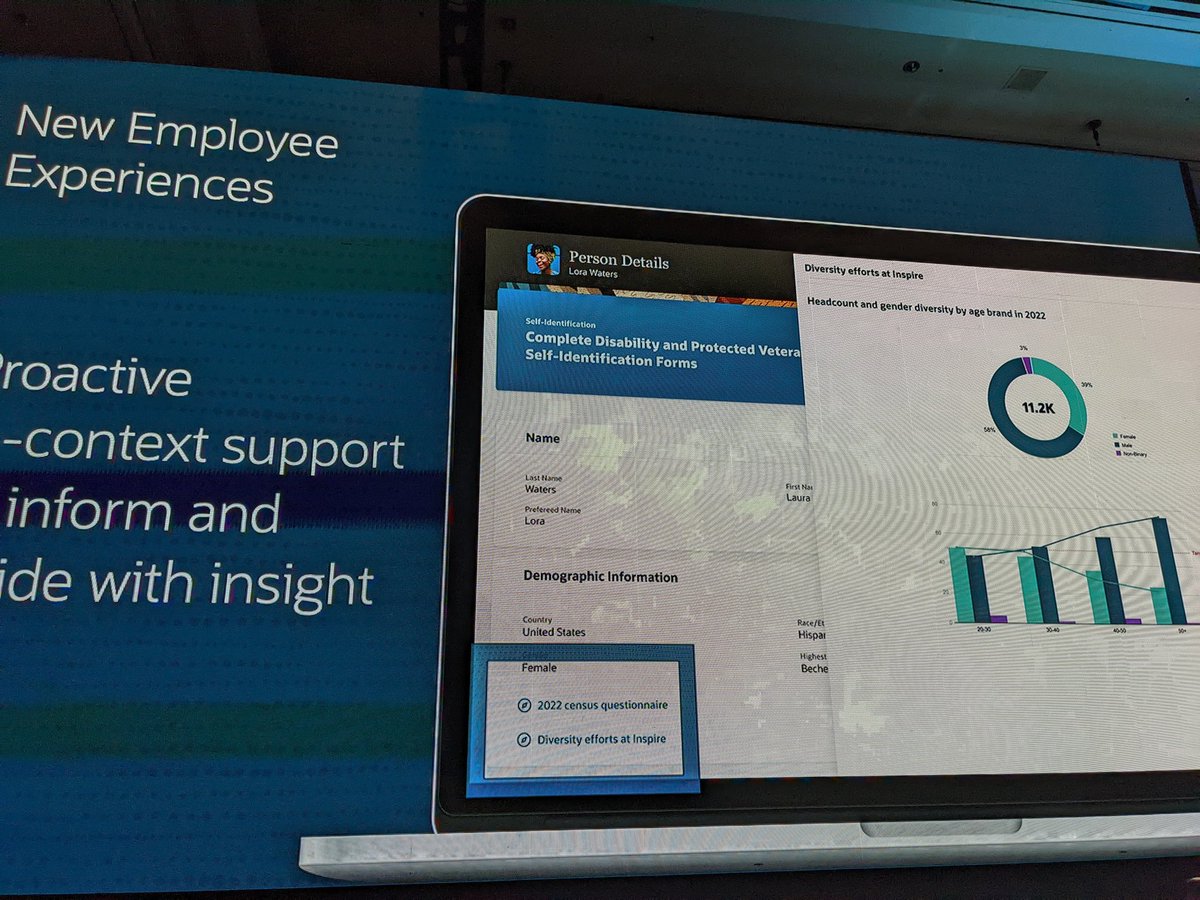 New experiences coming to <a href="/OracleHCM/">OracleHCM</a> - example: Pro active in content inform and insight  #cloudworld