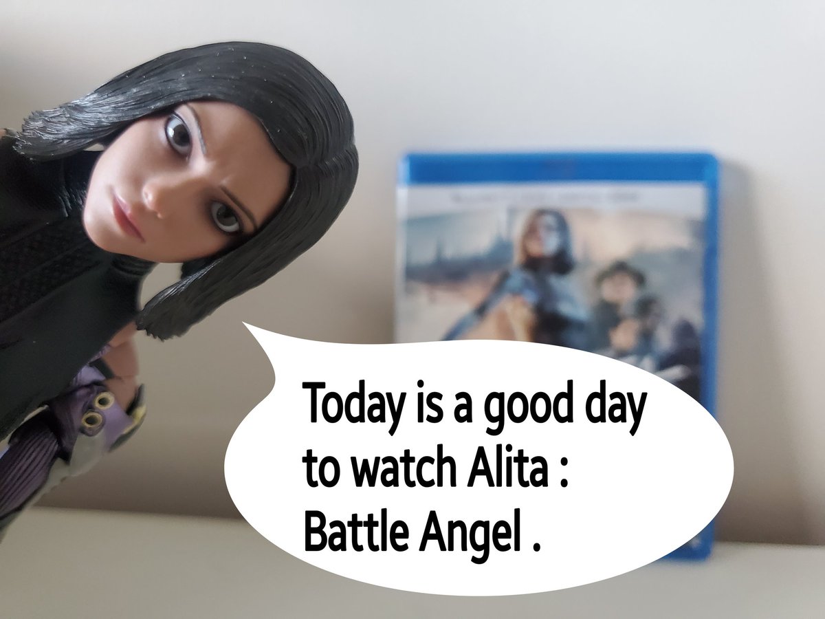 alexiogrenier's tweet photo. Do it. Watch the movie . 💜🍫🍊

#AlitaArmy #AlitaSequel #AlitaBattleAngel #HotToysAlita #WatchTheMovie #Sequel #HotToys #AlitaAngel https://t.co/ZfXWUIbdko
