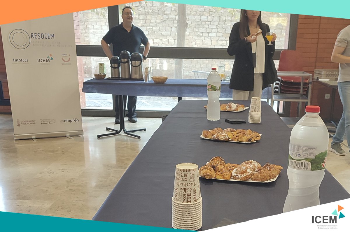 IcemConference's tweet photo. 👀Great coffee break☕🥐 for networking and recovering energies for the second and third rounds of presentations of today's #ICEM22🎯. https://t.co/9LXvodPUeY