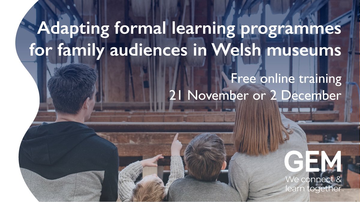 gem_heritage's tweet photo. Join our new training to learn about adapting your formal curriculum for #familyvisits and #communityprogrammes in museums. The workshop will be delivered by museum learning expert @museumtales on 21 Nov and 2 Dec. 

Book your free ticket ⬇️
https://t.co/mzo1M4mg55 https://t.co/KWVePYt8Sx