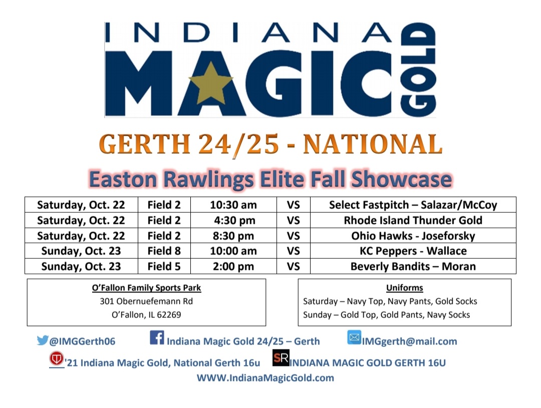 Schedule for this weekend in O'Fallon 🤩 Come check us out!!!