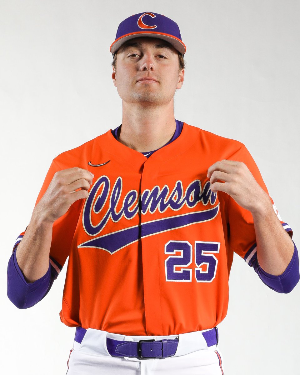 ClemsonBaseball's tweet photo. We want to know which uniform combo is best?🔥

Let us know in the comments… #Clemson https://t.co/Zt1oPpMBG4